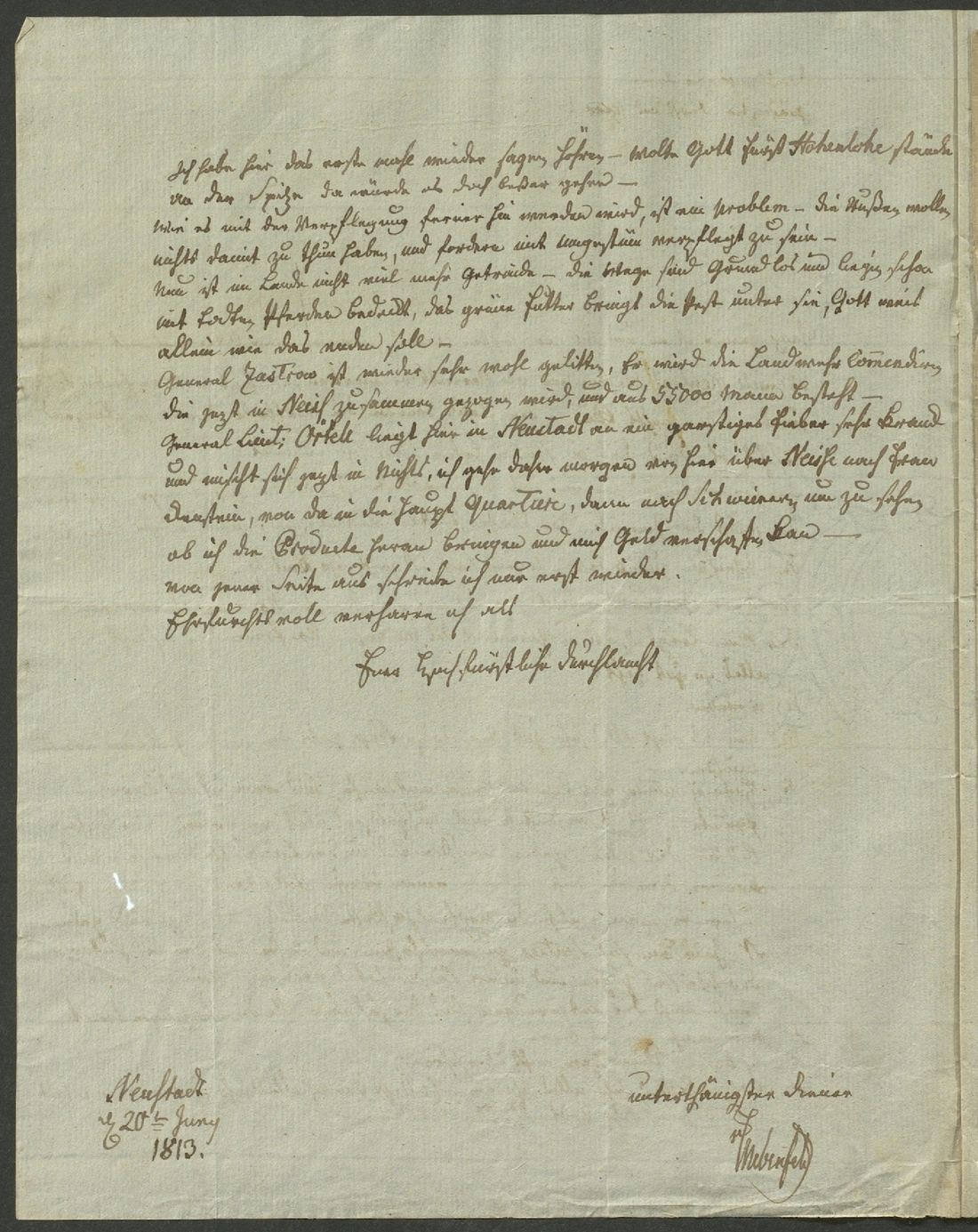 Manuscript page 2 of letter 240