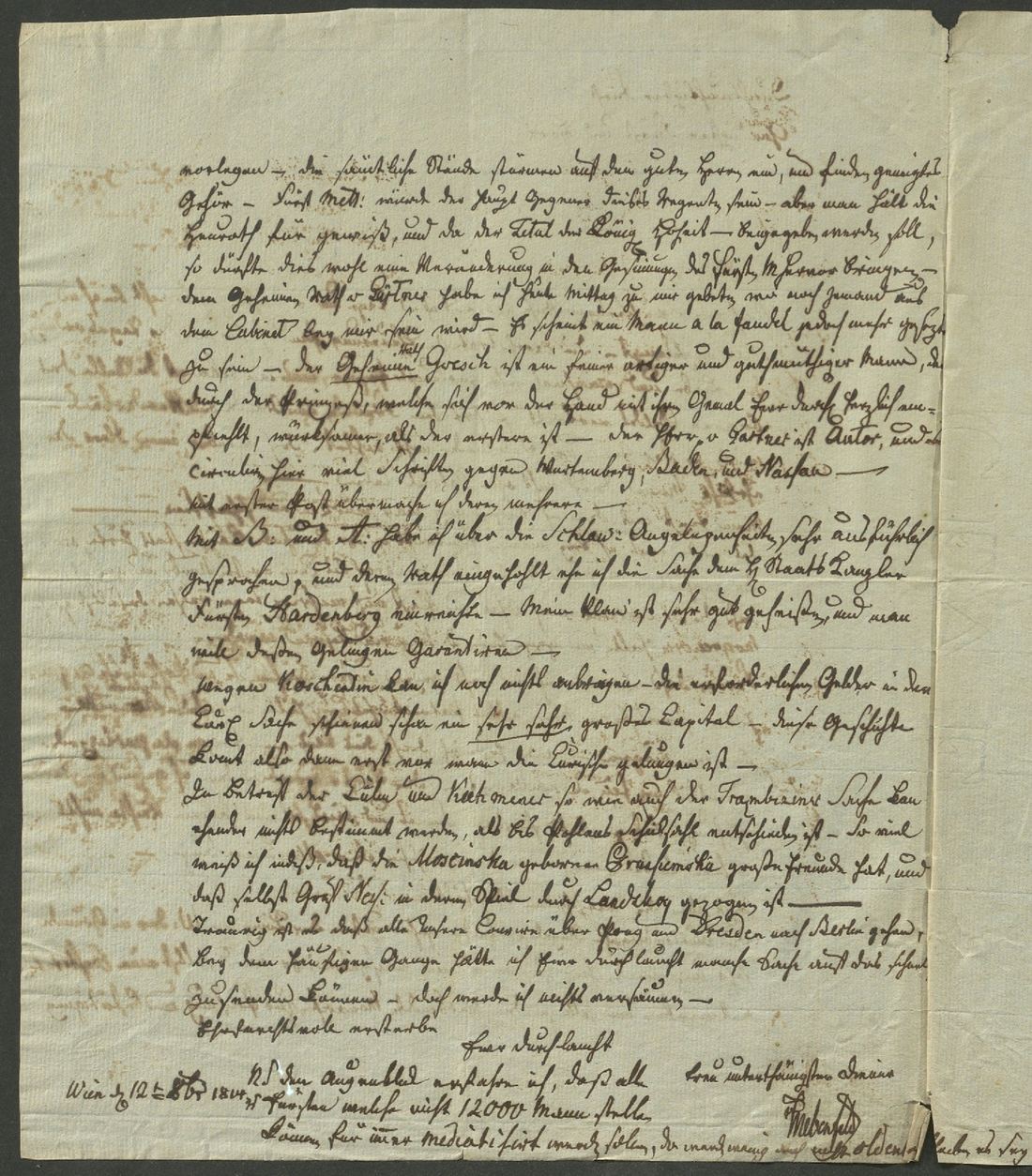 Manuscript page 2 of letter 242
