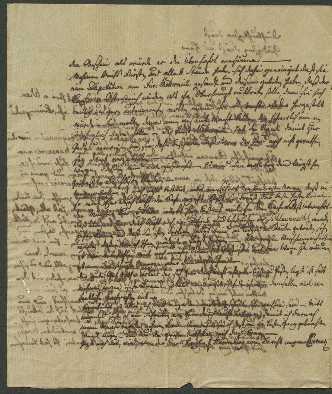 Manuscript page 2 of letter 244