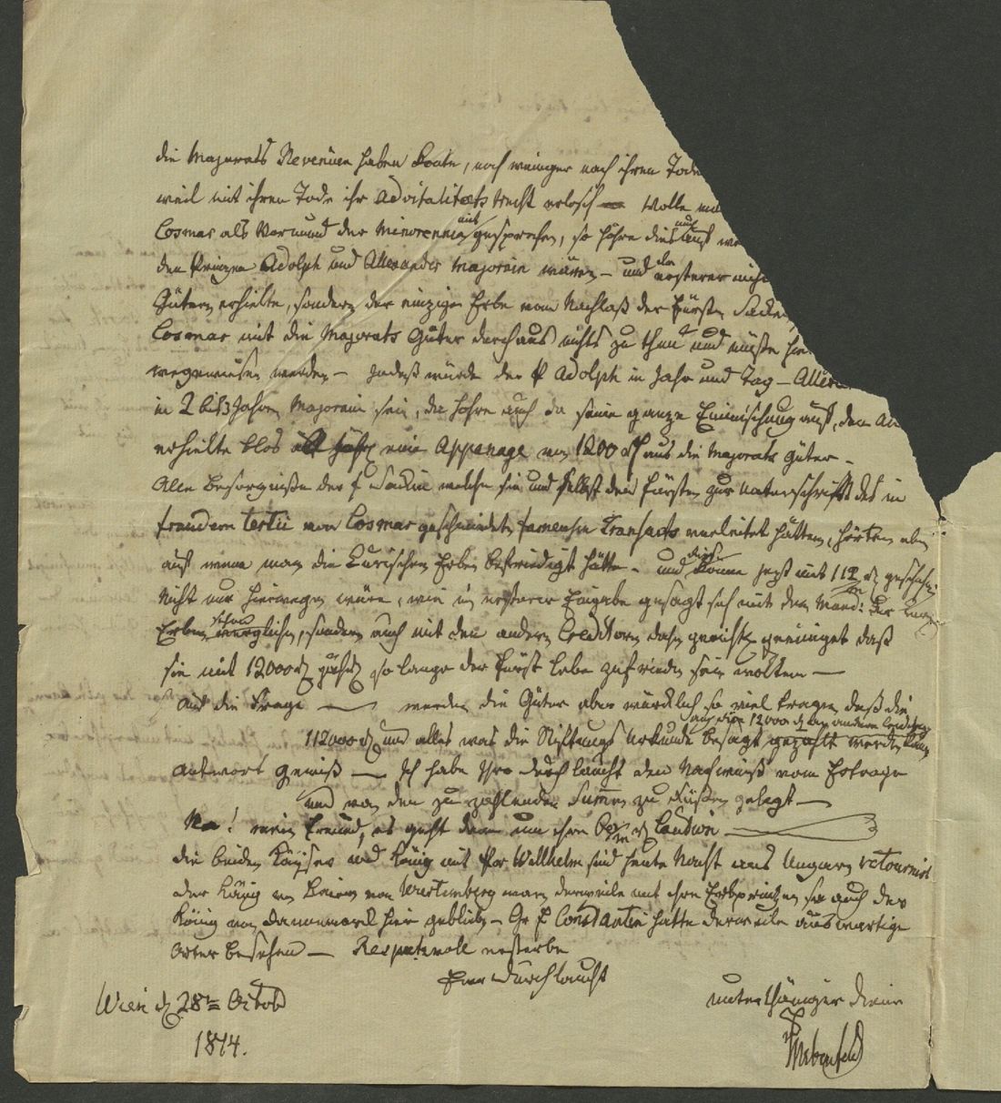 Manuscript page 2 of letter 247