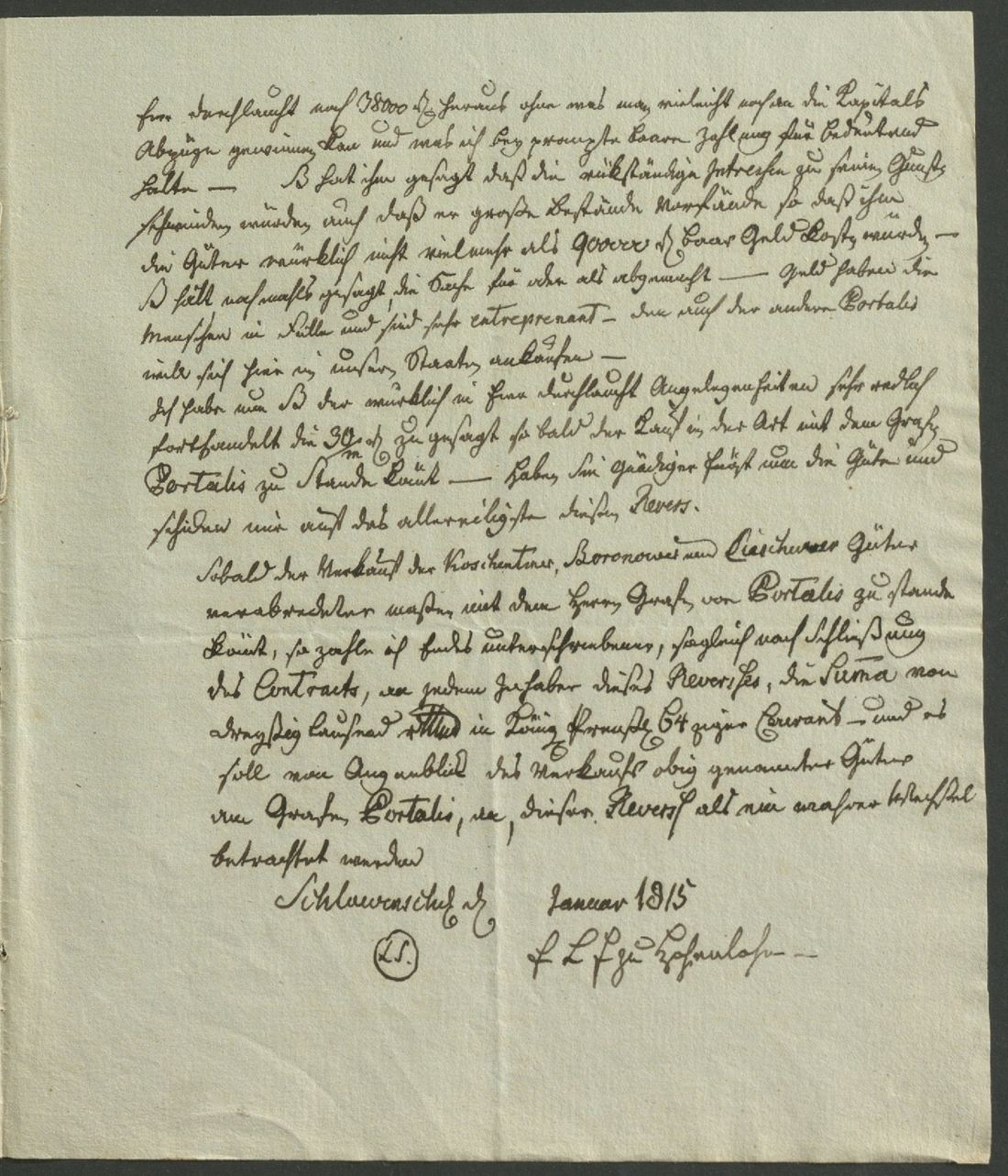 Manuscript page 3 of letter 264