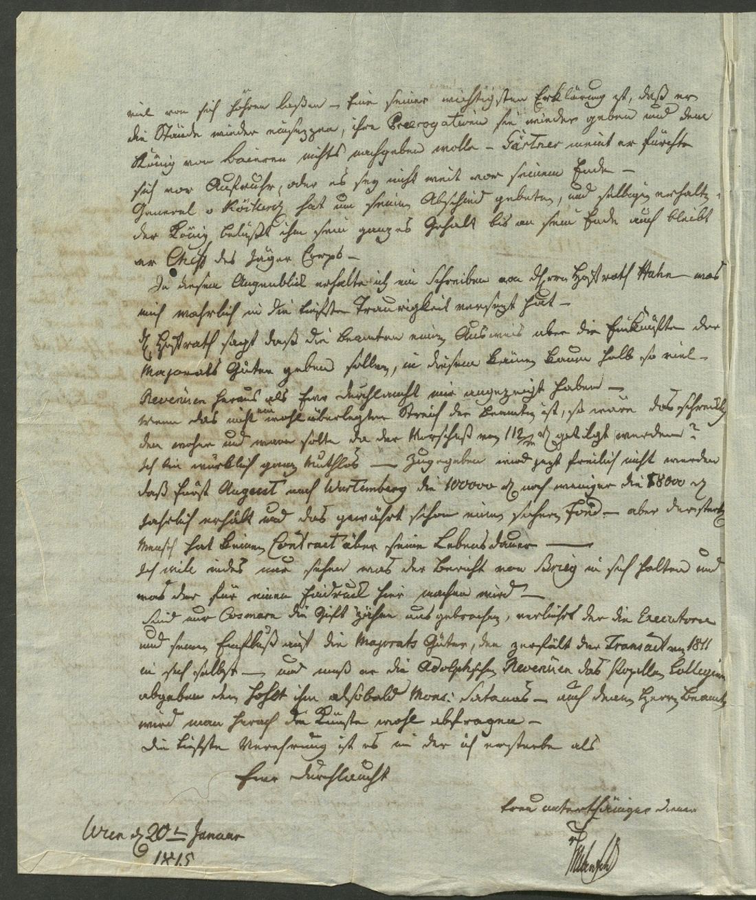 Manuscript page 2 of letter 268