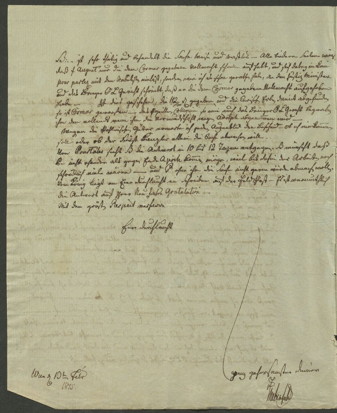 Manuscript page 2 of letter 271