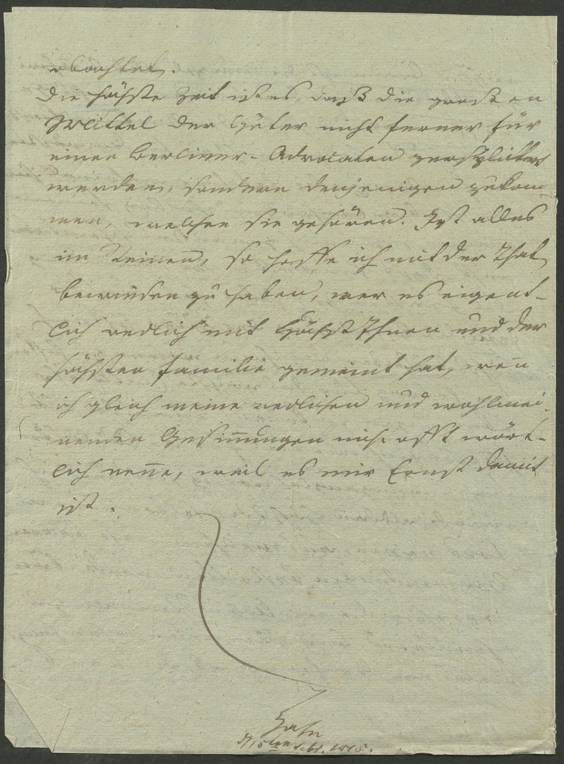 Manuscript page 4 of letter 272