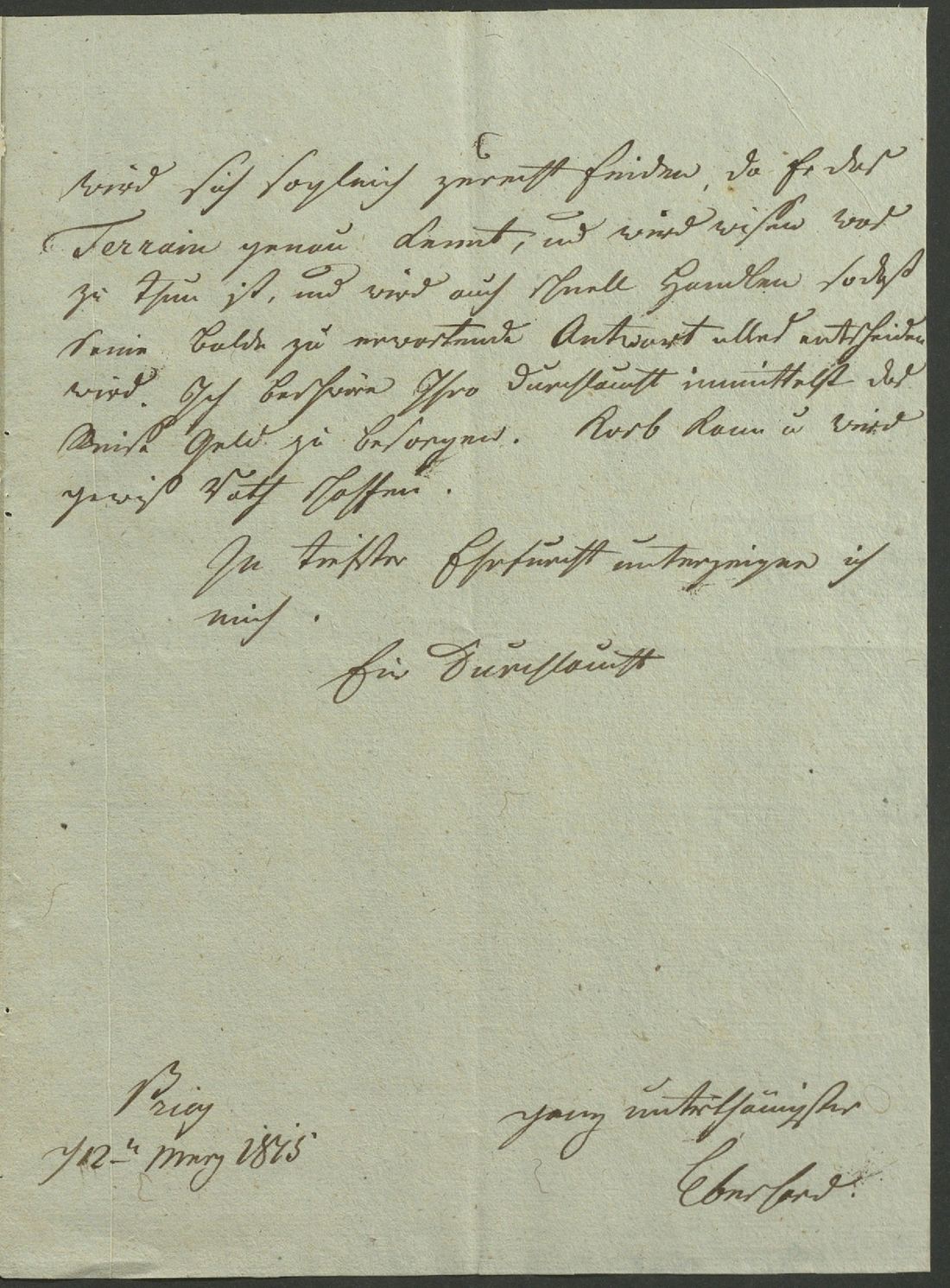 Manuscript page 3 of letter 278
