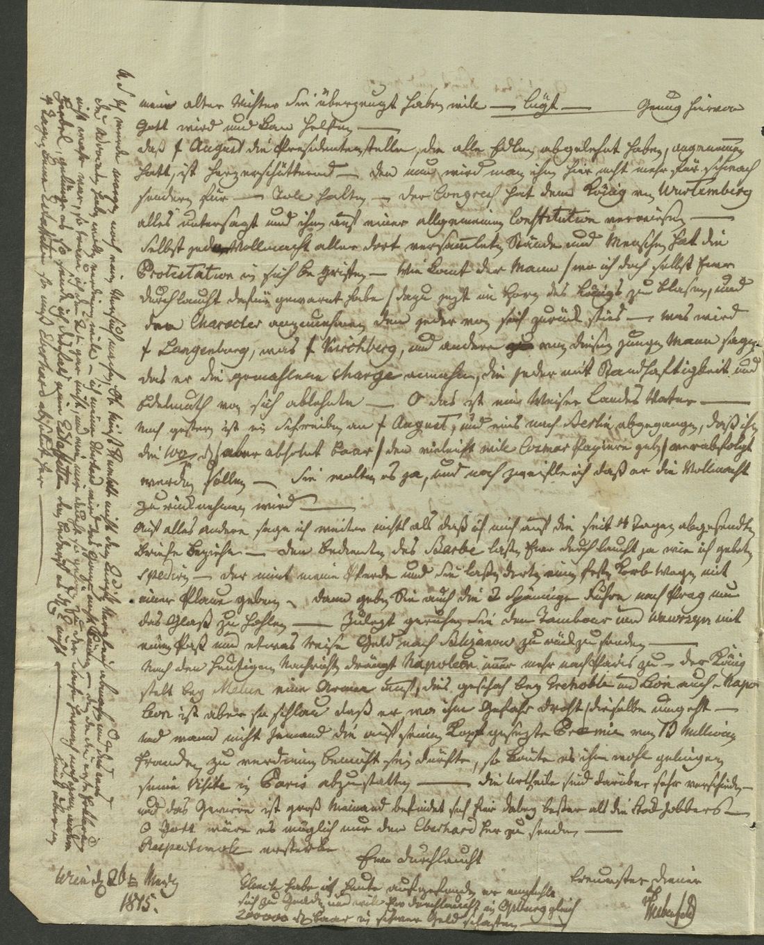 Manuscript page 2 of letter 282