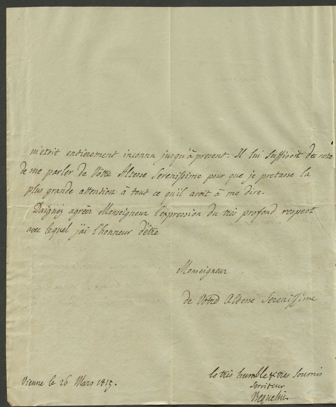 Manuscript page 2 of letter 283