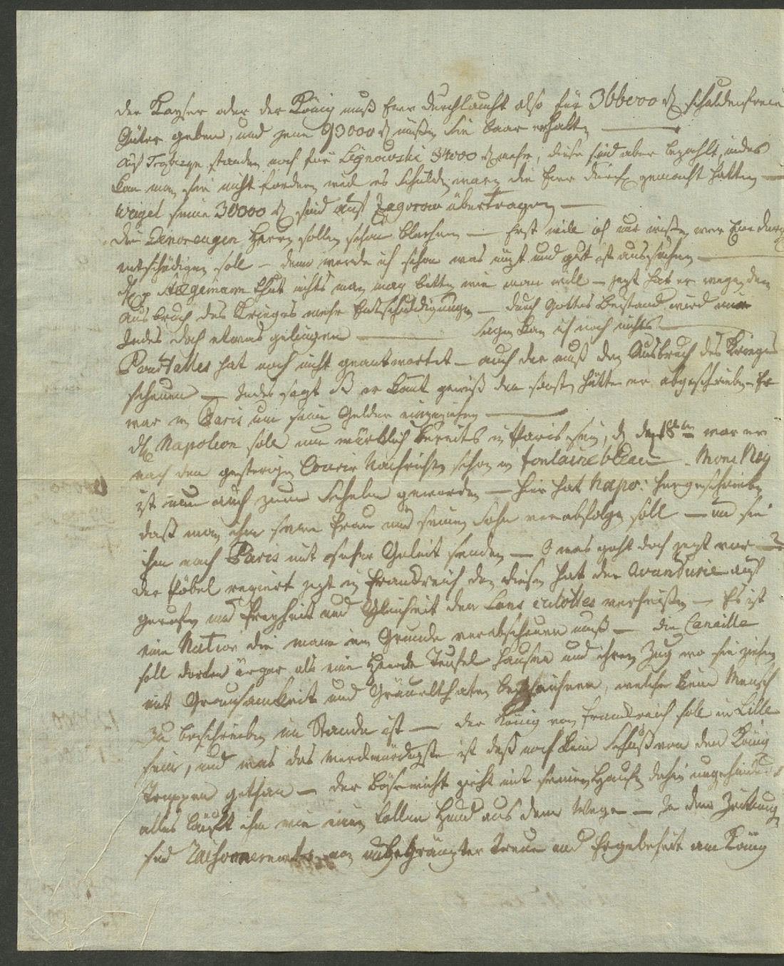 Manuscript page 2 of letter 284