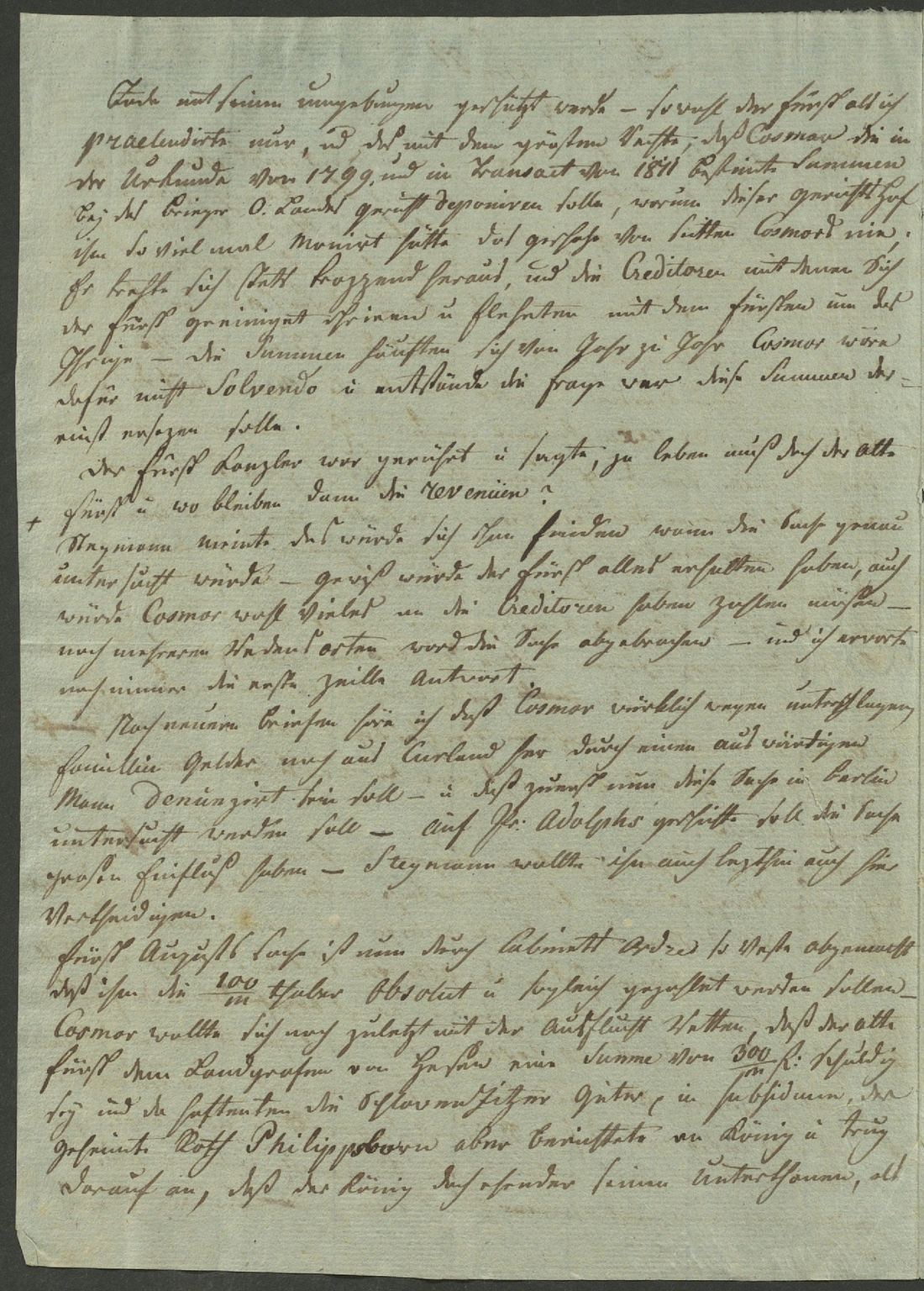 Manuscript page 2 of letter 292