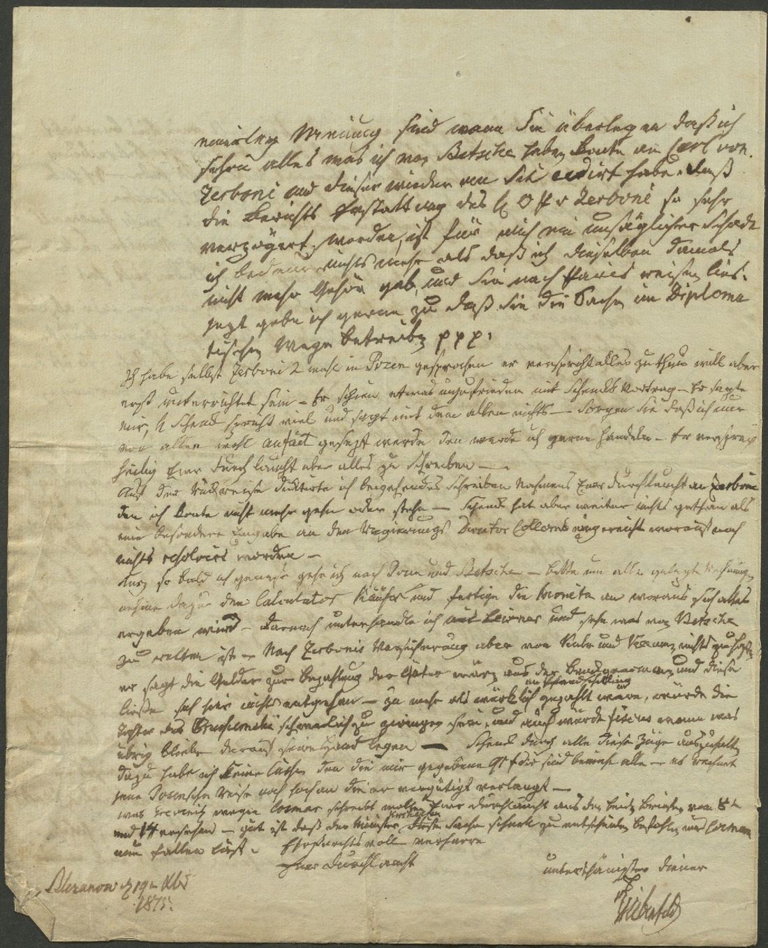 Manuscript page 4 of letter 297