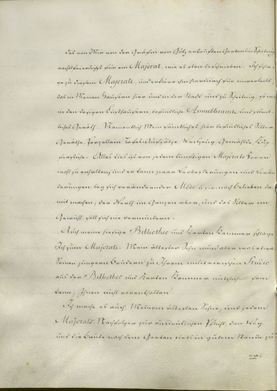 Manuscript page 4 of letter 1
