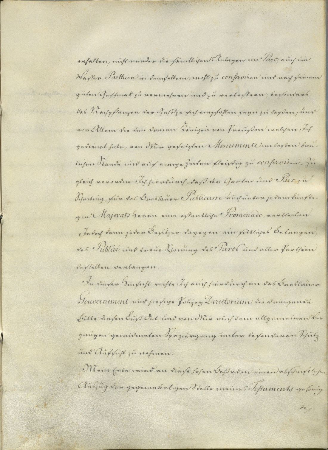 Manuscript page 5 of letter 1